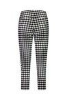 ARCHIE 7/8 CHECK PANT - blk/white